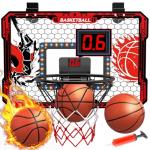 Over The Door Mini Basketball Hoop with Lights