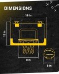 SKLZ Pro Mini Basketball Hoop for Any Space