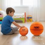 NERO SPORT Silent Foam Basketball for Indoor Training