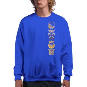 Golden State Warriors Stacked Logo Fleece Crew Neck