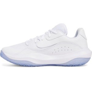 Under Armour Lockdown 7 Low Basketball Shoes - White