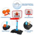 Adjustable Toddler Basketball Hoop with Balls