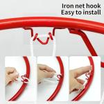 Wall-Mounted Basketball Hoop for Indoor and Outdoor