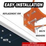 GoSports 18 Inch Steel Basketball Rim for Replacement