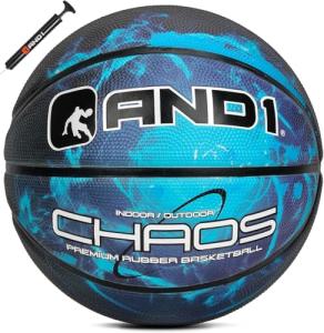 AND1 Chaos Size 7 Rubber Basketball for All Courts