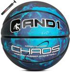 AND1 Chaos Size 7 Rubber Basketball for All Courts