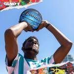 AND1 Chaos Size 7 Rubber Basketball for All Courts