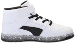 PUMA Rebound Layup Mid Kids' Sneakers - White/Black