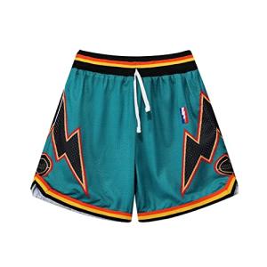 Men's Mesh Basketball Shorts with Graphic Print