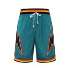 Men's Mesh Basketball Shorts with Graphic Print