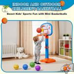 Iyoyo Mini Basketball Set with 6" Balls and Pump