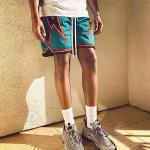 Men's Mesh Basketball Shorts with Graphic Print