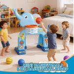 Iyoyo Mini Basketball Set with 6" Balls and Pump