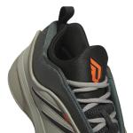 Adidas Dame 9 Basketball Shoes - Silver/Ivy/Orange