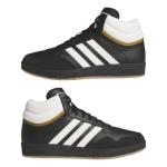 Adidas Hoops 4.0 Mid Top Sneakers, Black/White/Bronze