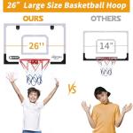 Pro Indoor Basketball Hoop Set with 2 Balls