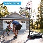 Kids Adjustable Basketball Hoop - Portable & Weatherproof