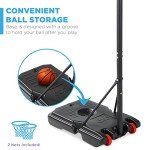 Kids Adjustable Basketball Hoop - Portable & Weatherproof