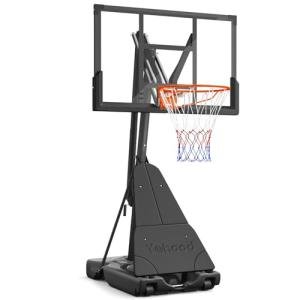 Adjustable 10ft Portable Basketball Hoop with Wheels
