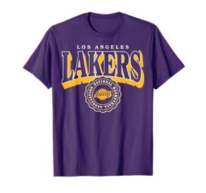 Los Angeles Lakers Arched Crest Basketball T-Shirt