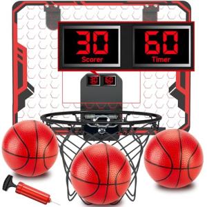 Indoor Basketball Hoop for Kids Ages 4-12