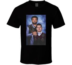 Nikola Jokic Jamal Murray Step Brothers T-Shirt