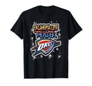Oklahoma City Thunder Airbrush Logo Tee
