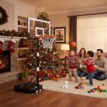 WIN.MAX Adjustable Kids Basketball Hoop 29" Backboard