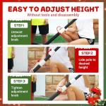 WIN.MAX Adjustable Kids Basketball Hoop 29" Backboard