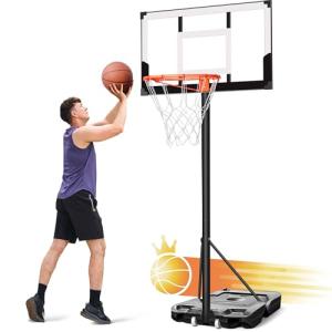 Aimking Adjustable Portable Basketball Hoop for All