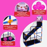 Nattork Indoor Outdoor Arcade Basketball Game Set