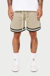 Men's Mesh Basketball Shorts with Zipper Pocket