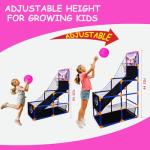 Nattork Indoor Outdoor Arcade Basketball Game Set