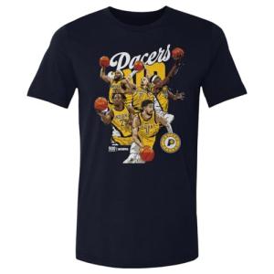 Indiana Pacers Starting 5 T-Shirt - True Navy