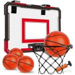 Over The Door Basketball Hoop with 4 Balls