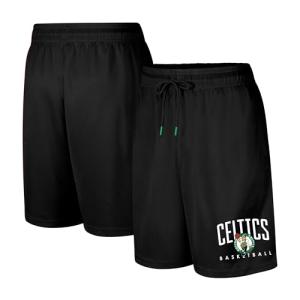 Boston Celtics Boys Basketball Shorts, Black, Size 5-6