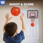 Over The Door Basketball Hoop with 4 Balls