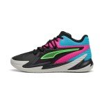 PUMA Men's Dagger Basketball Shoes - Black/Pink