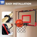 Over The Door Basketball Hoop with 4 Balls