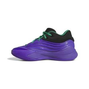 Adidas Kids Dame X Basketball Shoes, Black/Green