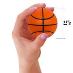 16 Mini Basketball Stress Balls - Fun Party Favors