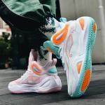 Bacury Unisex Lightweight Basketball Sneakers - Green/Pink