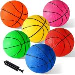 Mini Basketballs Set with Pump for Kids