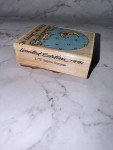 1991 Hero Arts Bedtime Bookplate Rubber Stamp