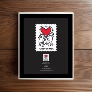 Keith Haring "Love Forever" Limited Edition Stamp