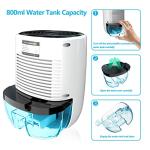 Posdry 27oz Mini Dehumidifier for Home Use