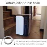 Dehumidifier Drain Hose with Brass Connectors
