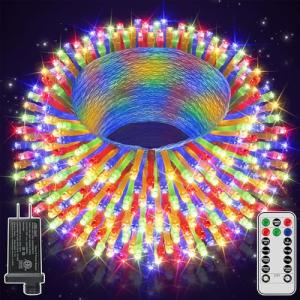 Ccinny 1000 LED Christmas Lights with Remote