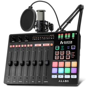 ALABS Podcast Starter Kit with XLR Microphone