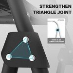 HBTower Folding Step Ladder with Handrail and Anti-Slip Pedal